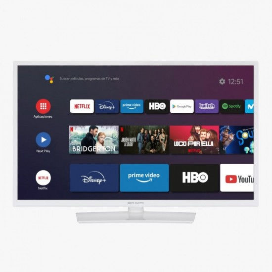 Televisión.EAS ELECTRIC Android TV 32" HD Ready Blanca.E32AN70W