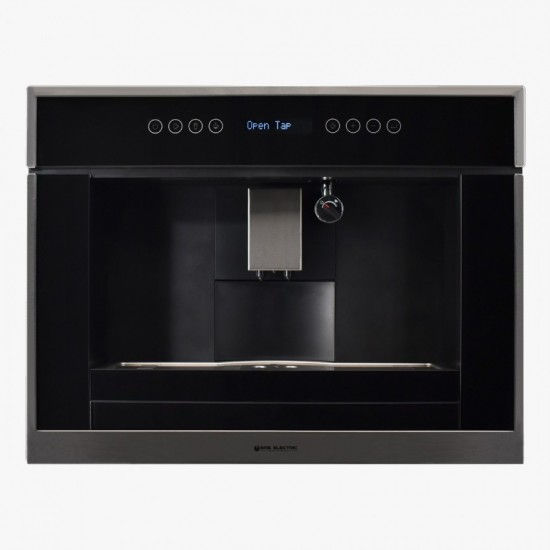 Cafetera .EAS ELECTRIC automática integrable 45.ECOFFE45 cm Cristal Negro.