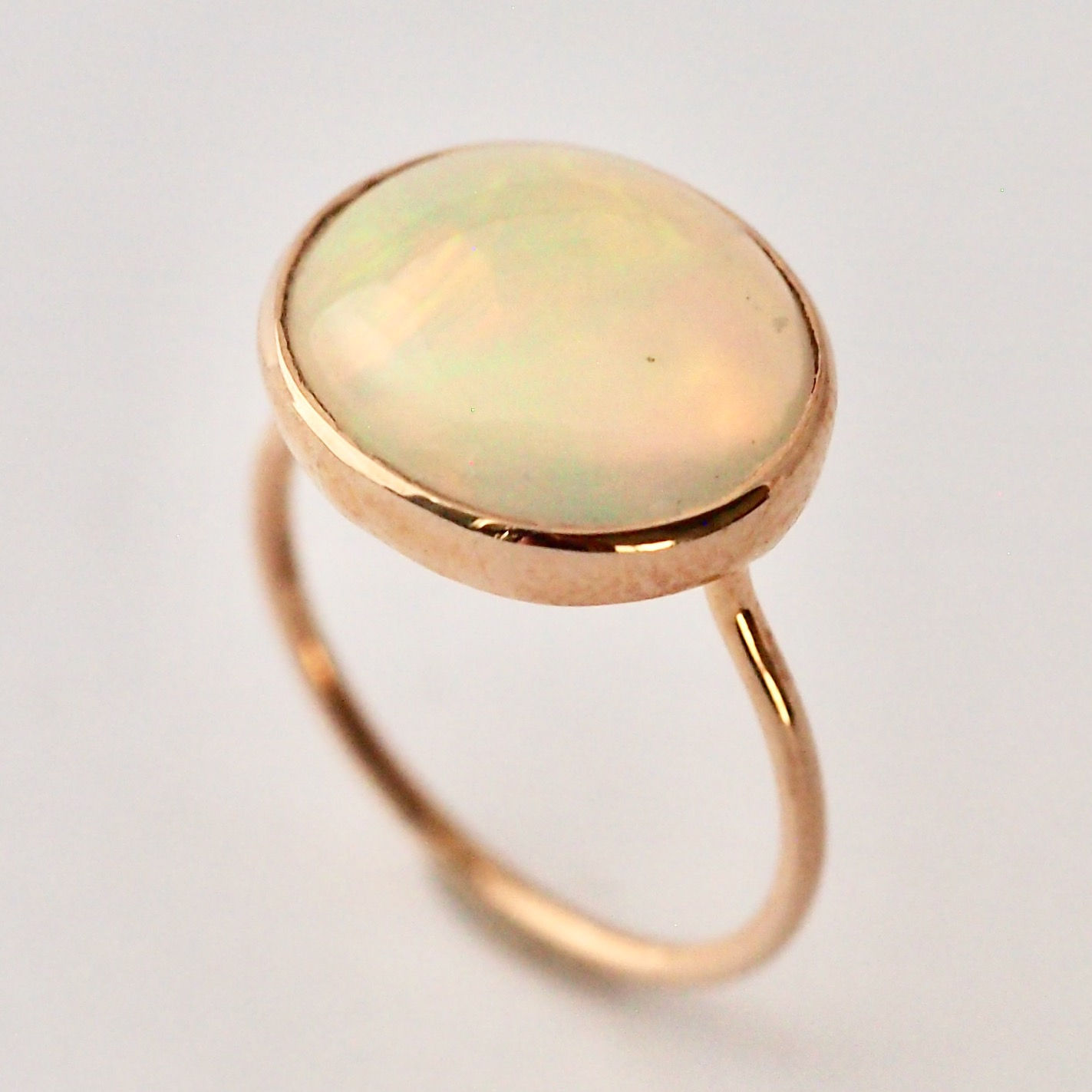 エチオピアンオパール　K10リング