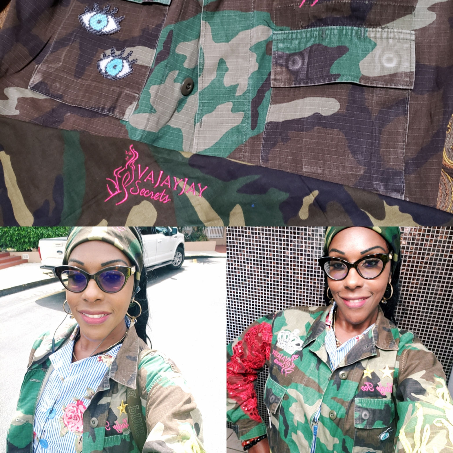 Vajayjaysecrets jacket,  Hats and bandanas