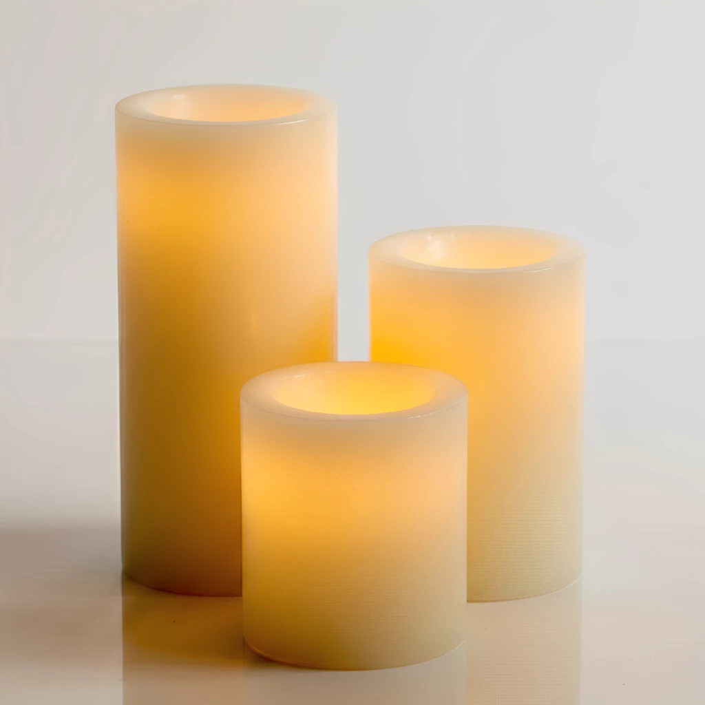 Trio de velas led