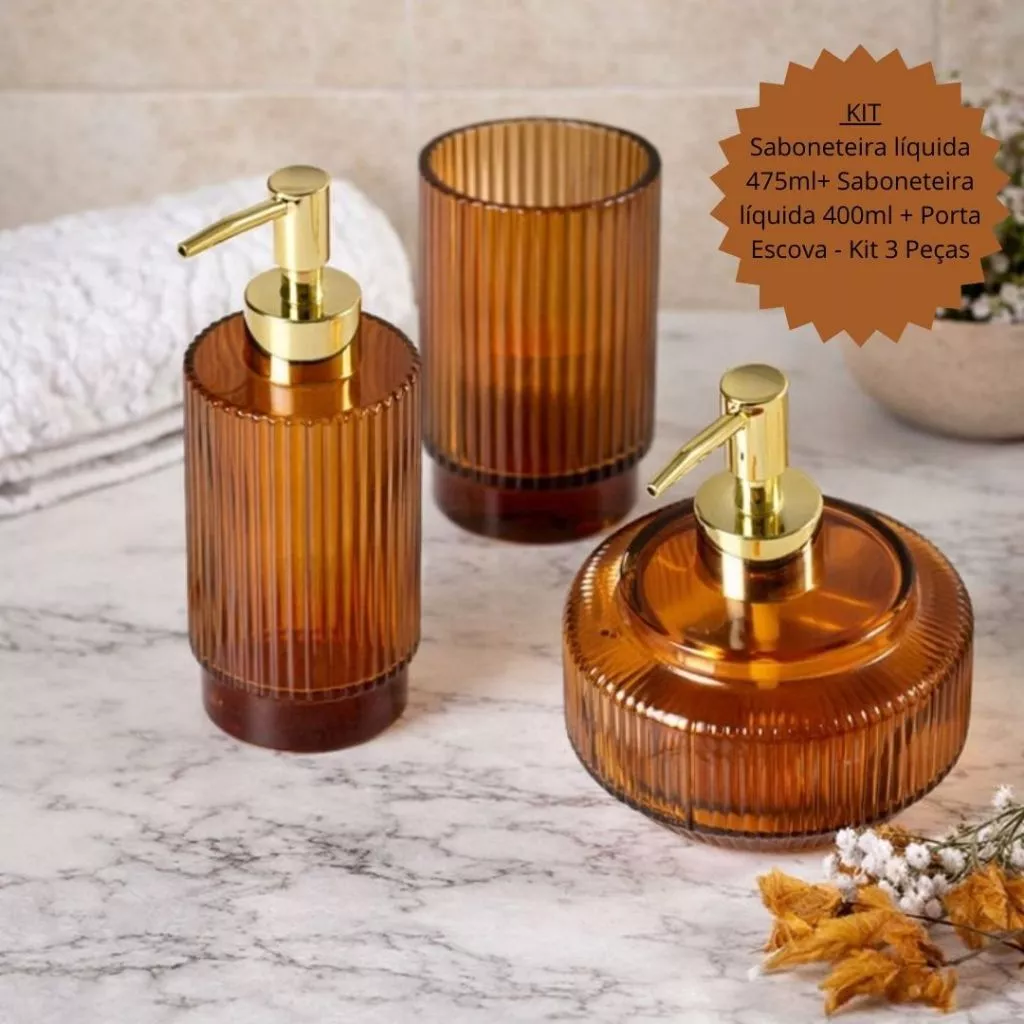kit difusor lavabo saboneteira