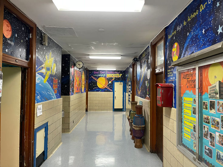 Mural Book Space Corridor
