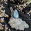 Thumbnail: Larimar Large Teardrop Sterling Silver Ring size 8