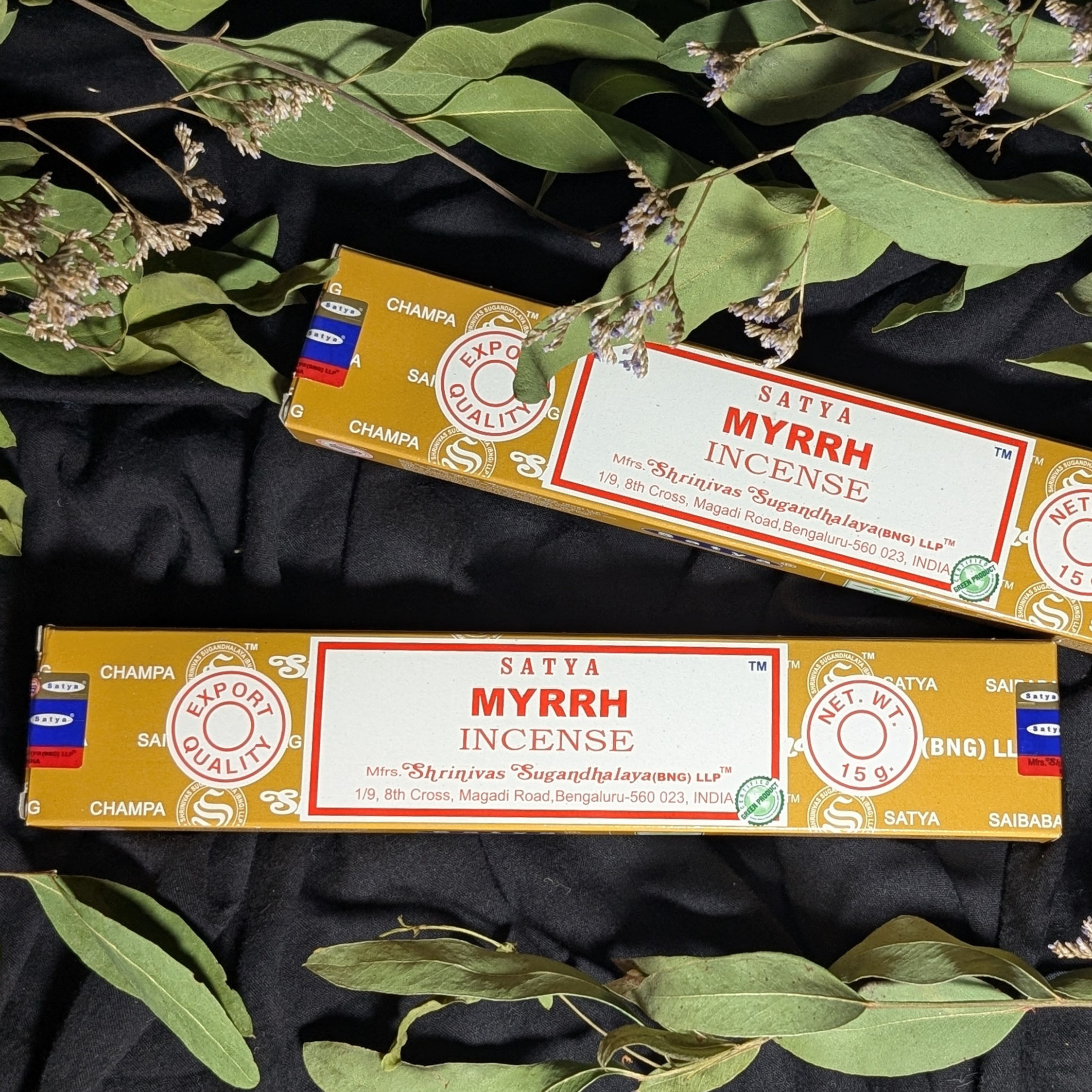 Myrrh - Satya Incense 15g