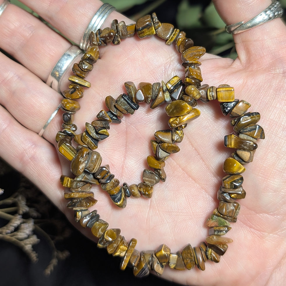 Thumbnail: Chip Bracelet - Gold Tiger Eye