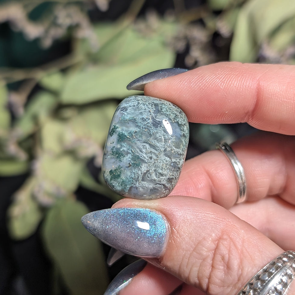 Thumbnail: Moss Agate Tumble 