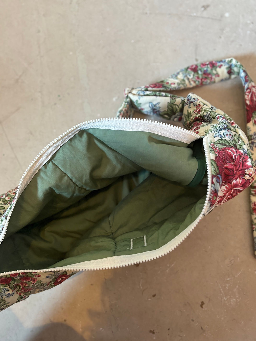 Thumbnail: One-of-a-Kind Quilted Crescent Bag