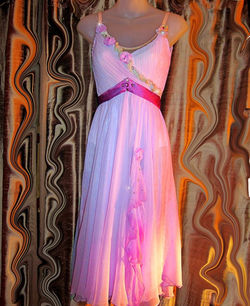 Hand dyed silk Chiffon