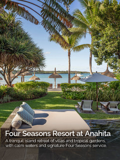 Loungers at Four Seasons Resort at Anahita, Mauritius