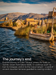 A lakeside village by Lake Titicaca, Peru