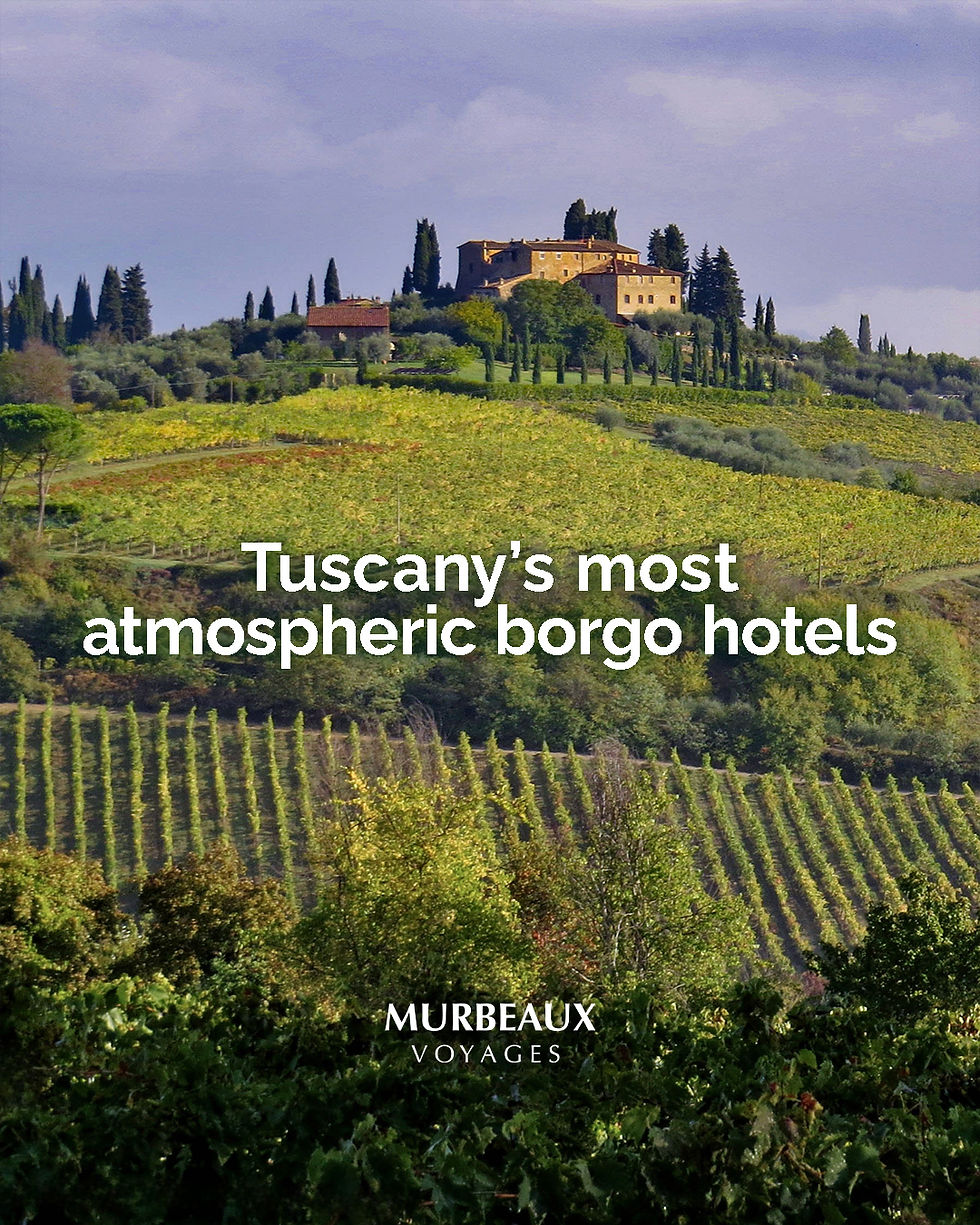 Hilltop borgo hotel in Tuscany, Italy