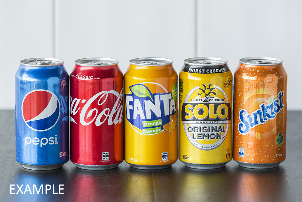 Arranged Food and Objects