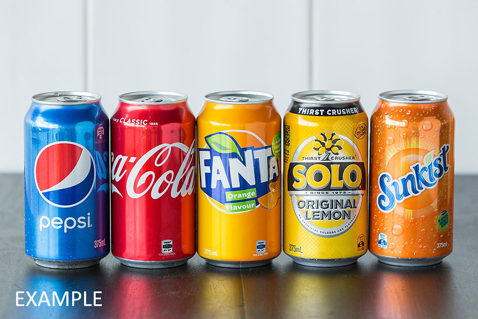 Arranged Food and Objects