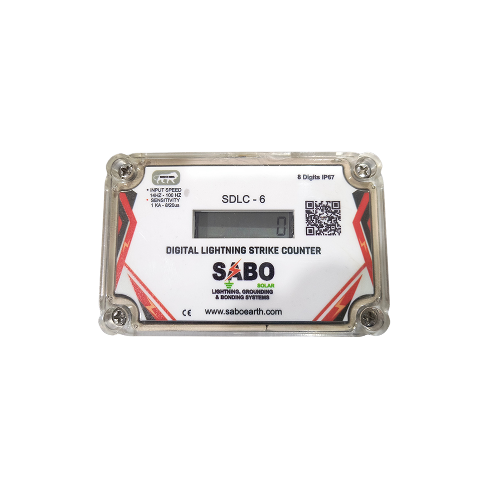 Digital Lightning Strike Counter, SOLC - 0, saboearth.com