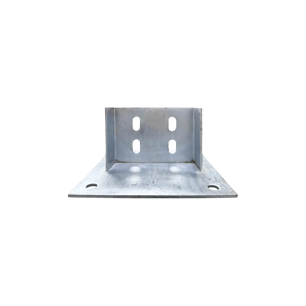 Heavy-duty galvanized steel angle bracket
