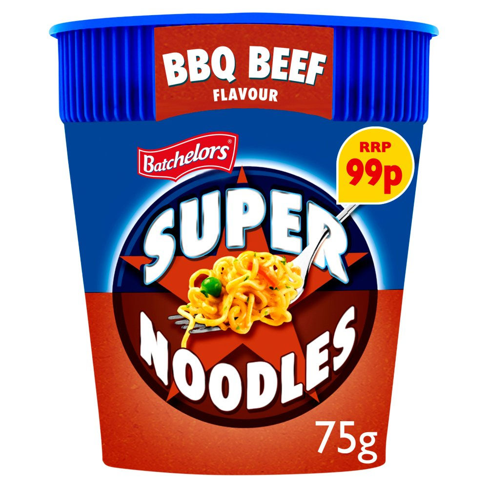 Batchelors Super Noodles BBQ Beef Flavour 8x75g