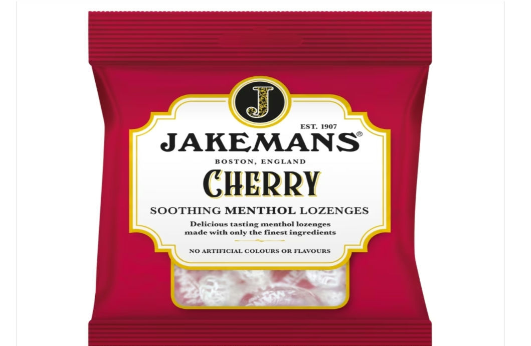 Jakemans Cherry Menthal Lozenges 12x73g