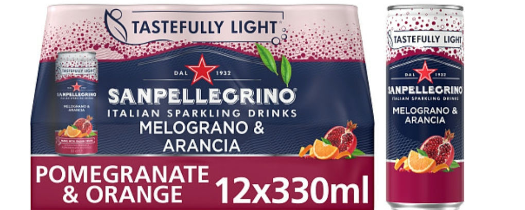 Sanpellegrino pomergrante & Orange 12x330ml