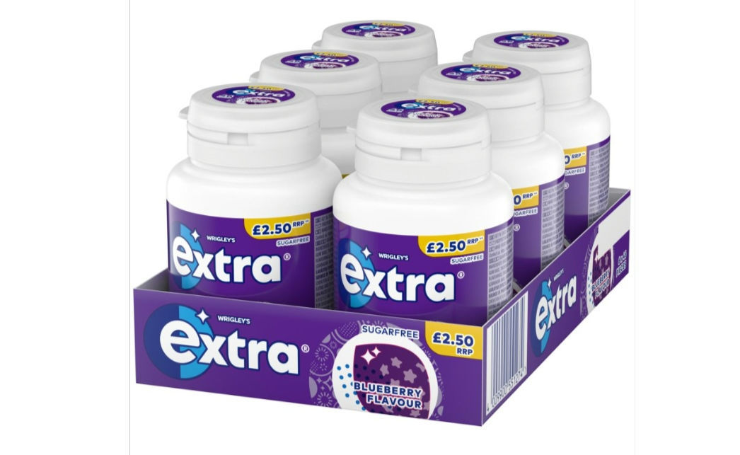 Wrigley's Blueberry Chewing Gum 6x46pce