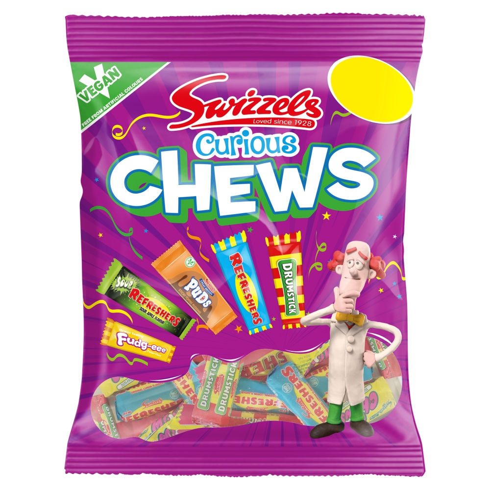 Swizzels Curious Chews Bag 12x135g £1.25 PMP