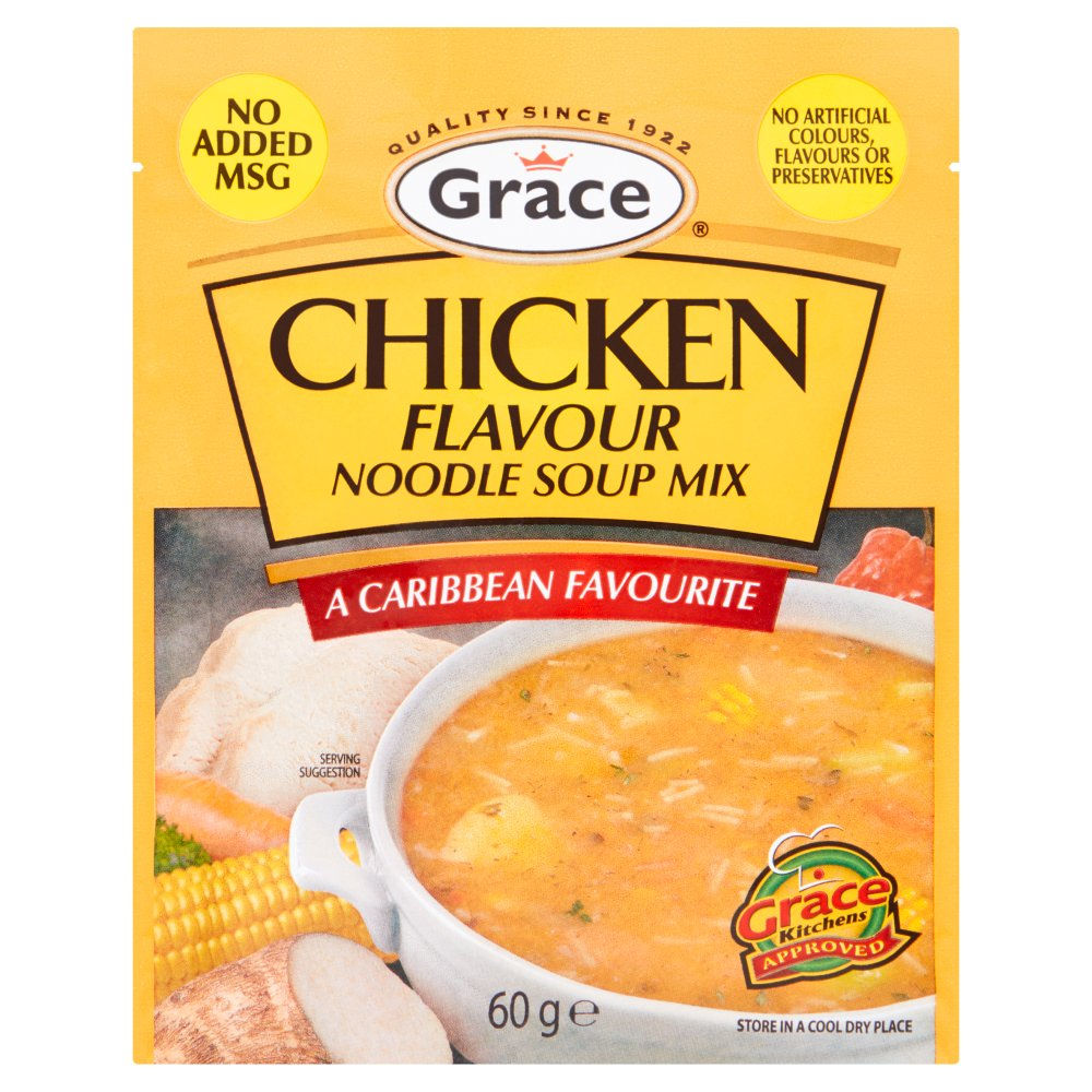 Grace Chicken Flavour Noodle Soup Mix 12x60g