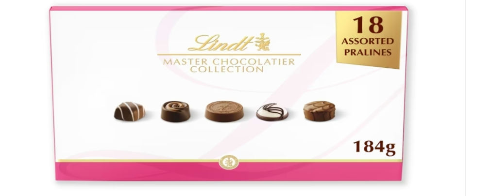 Lindt Master Chocolatier Collection Chocolate Box 184g