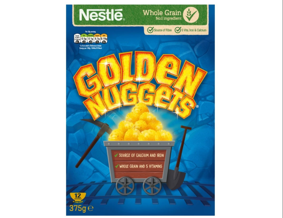 Nestle Golden Nuggets Cereal 9x375g