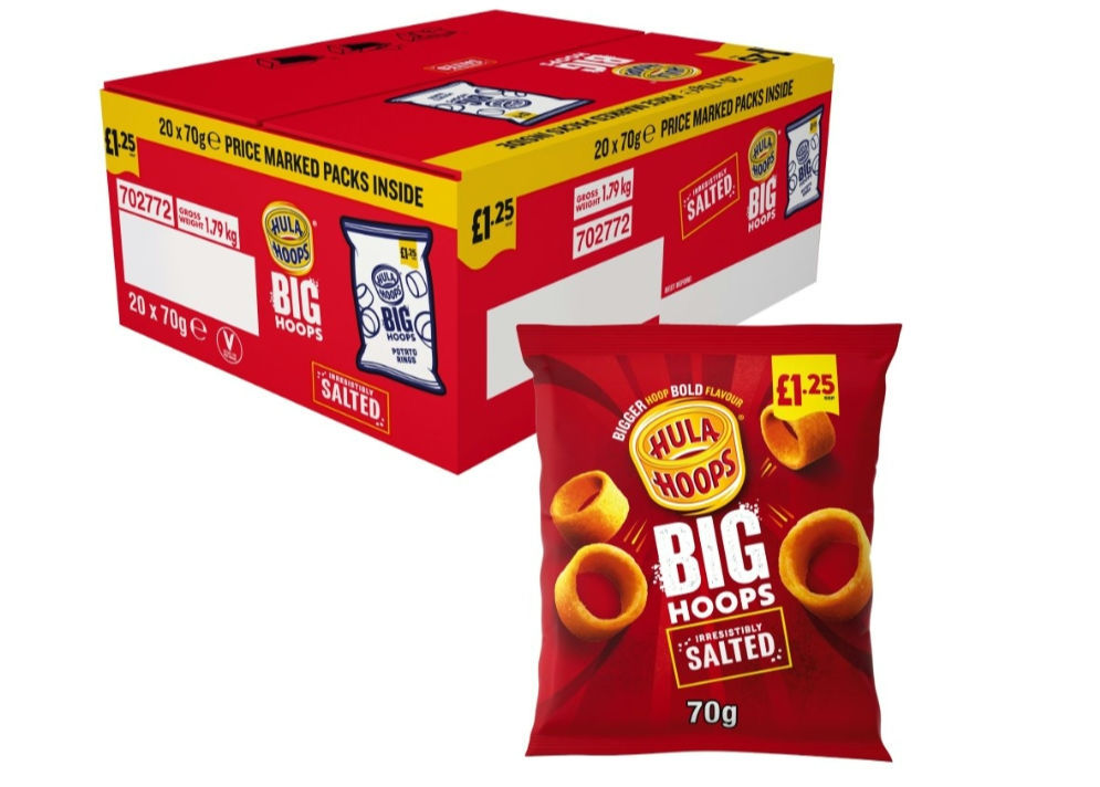 Hula Hoops Big Salted 20x70g