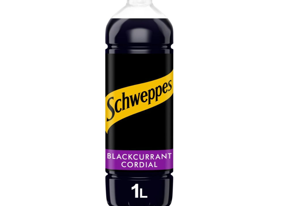 Schweppes Blackcurrent Cordial 12x1Ltr