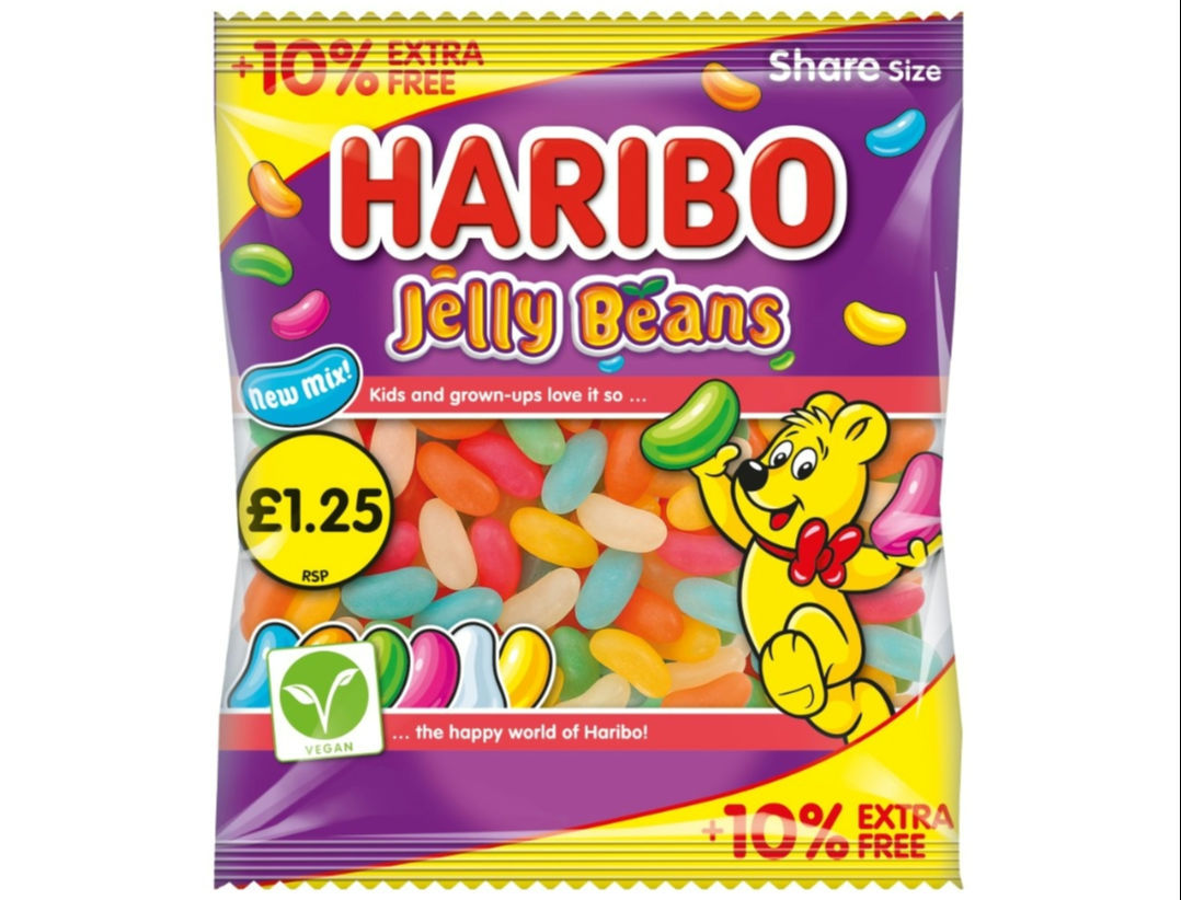Haribo Jelly Beans Share Bag 12x154g