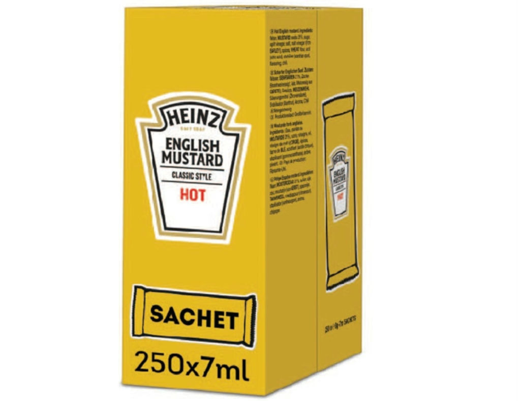 Heinz English Mustard Hot 250x7ml