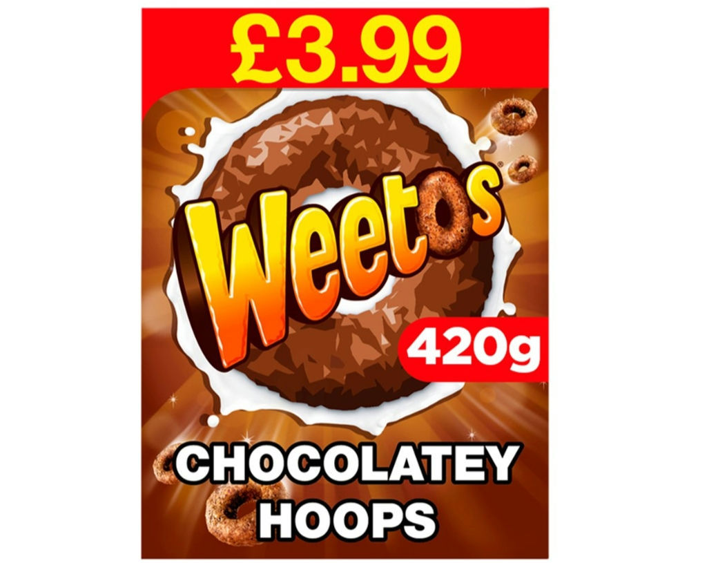 Weetos Chocolatey Hoops 8x420g