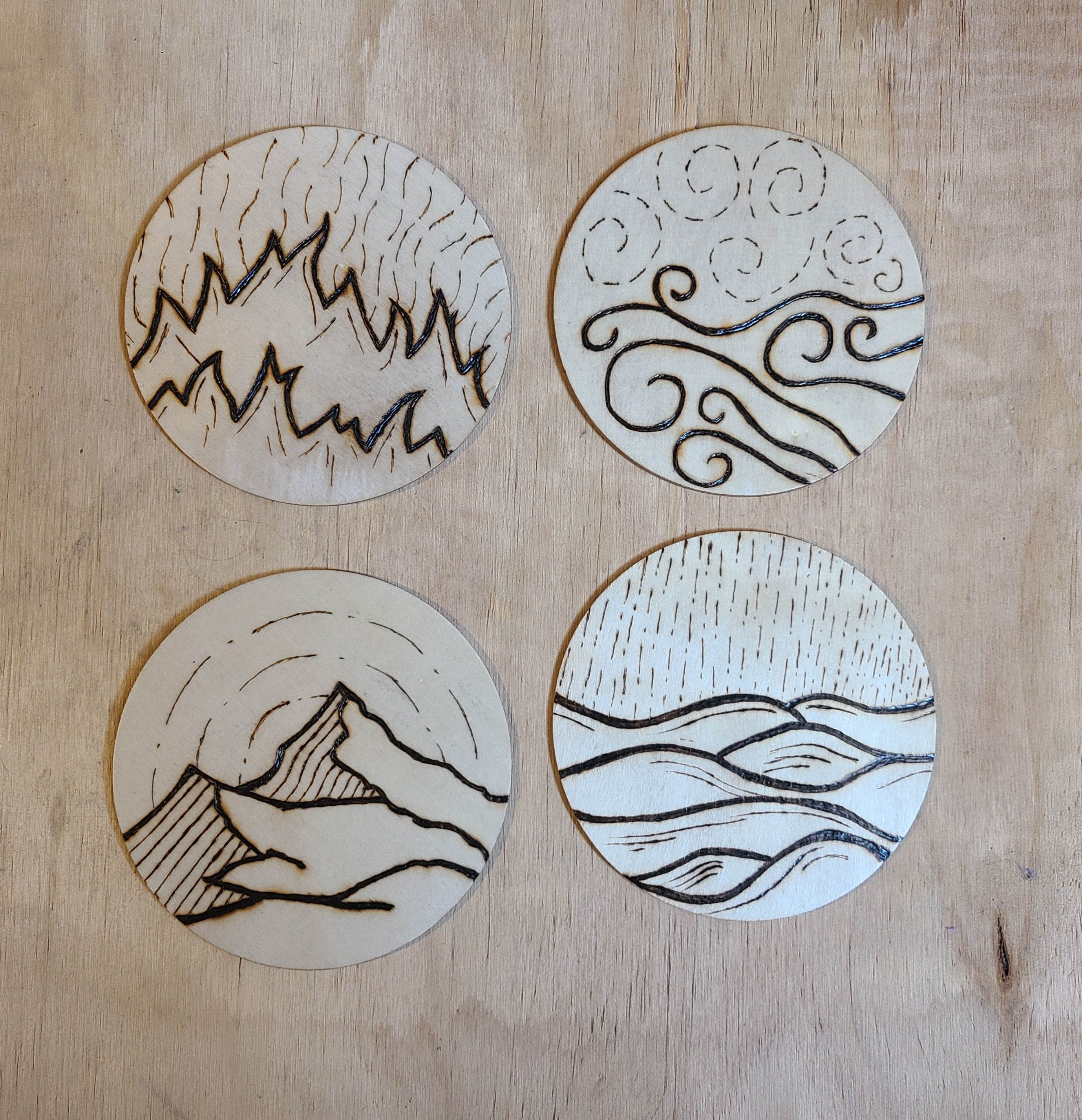 Elements Coaster Set