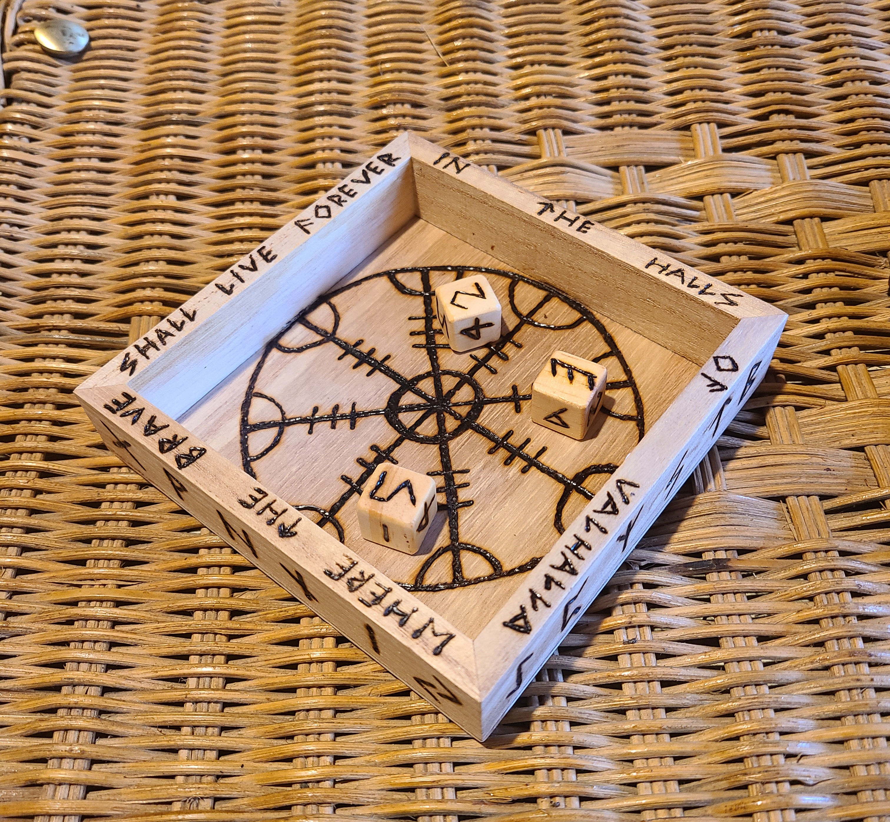 Viking Dice Box (w/ dice)