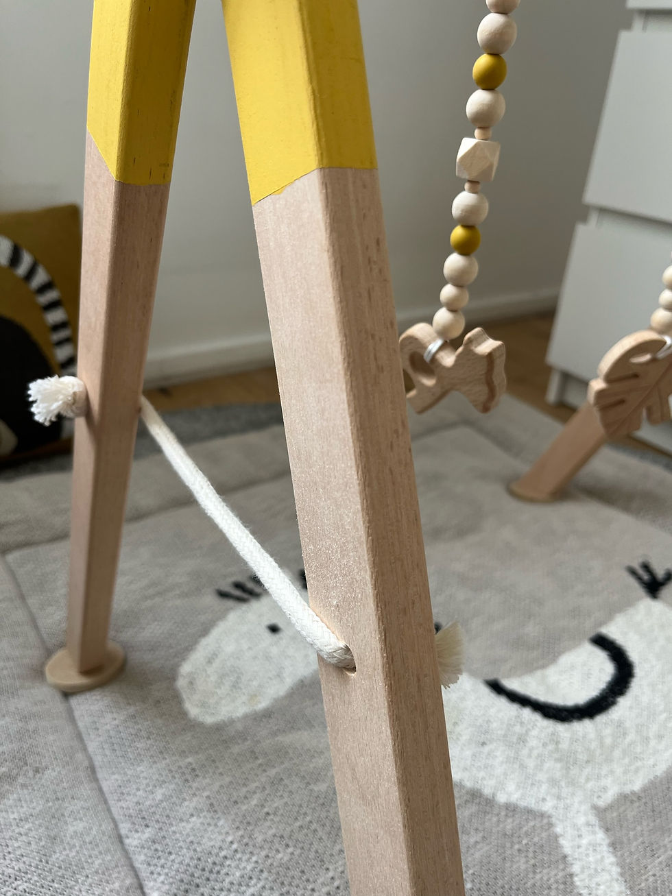 Miniature : Jaune - Arche d’éveil en hêtre