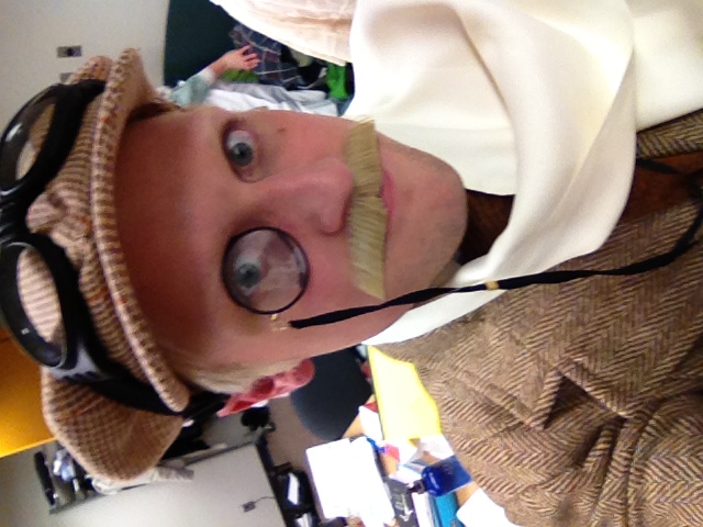 Oceana Dix in an early theatrical costume