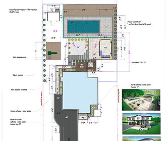 2D Technical landscape plan