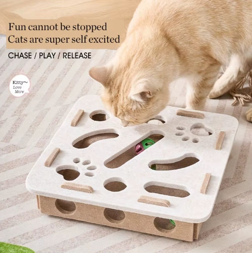 Playful Cat Toy Box