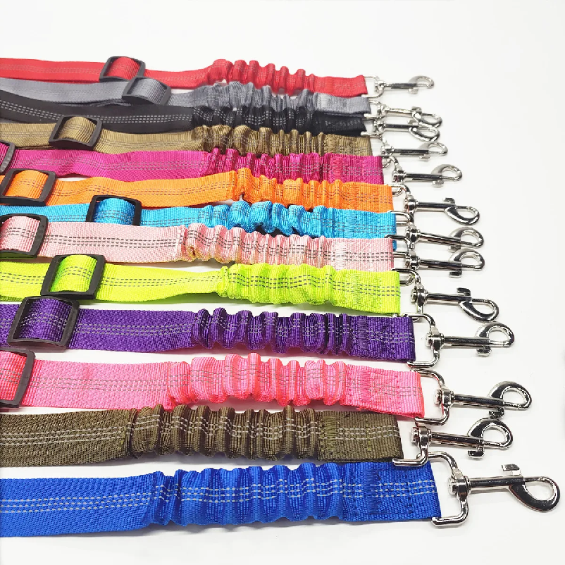 Thumbnail: Adjustable Reflective Dog Car Seat Belt