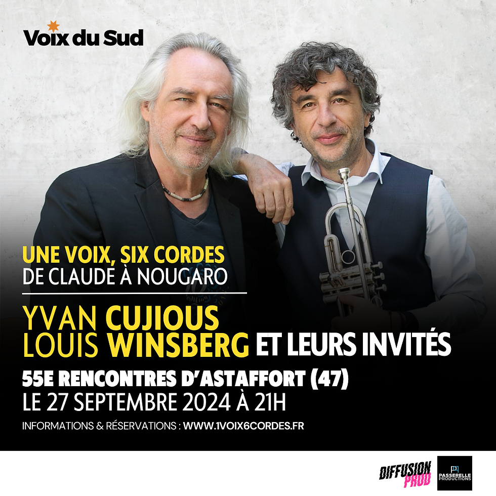 Une Voix, Six Cordes - De Claude à Nougaro