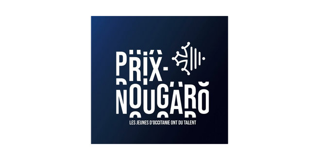 Logo du Prix Nougaro, concours régional de repérage de jeunes talents en Occitanie, dans les domaines de la musique, de l’écriture, de la photo et de la vidéo.