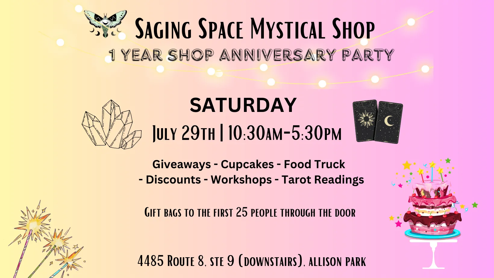 One Year Shop Aniversary Party