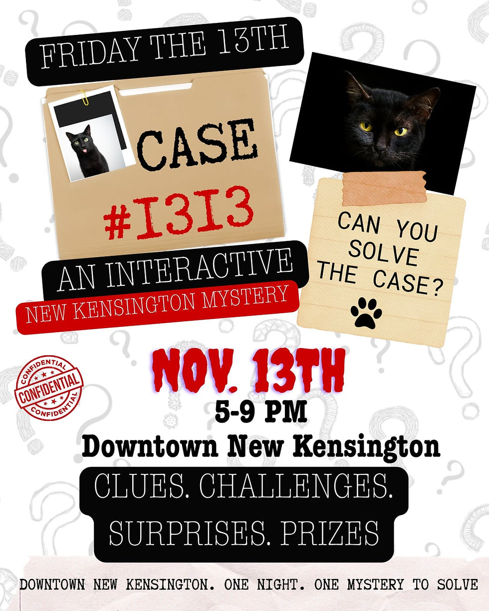 Friday the 13th: Case #1313 - An Interactive Downtown New Ken Mystery