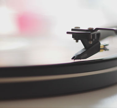 Closeup of Record Player