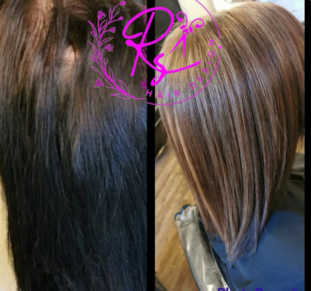 Black hair removal