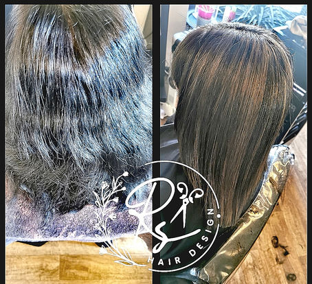 Black hair removal