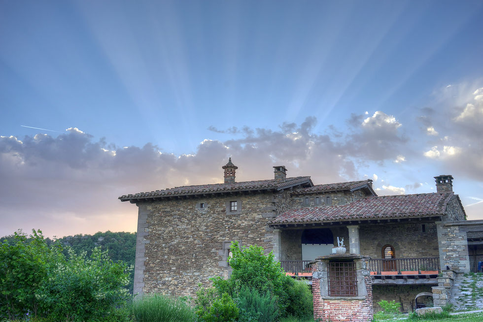 L'Avenc, a restores castle in Spain