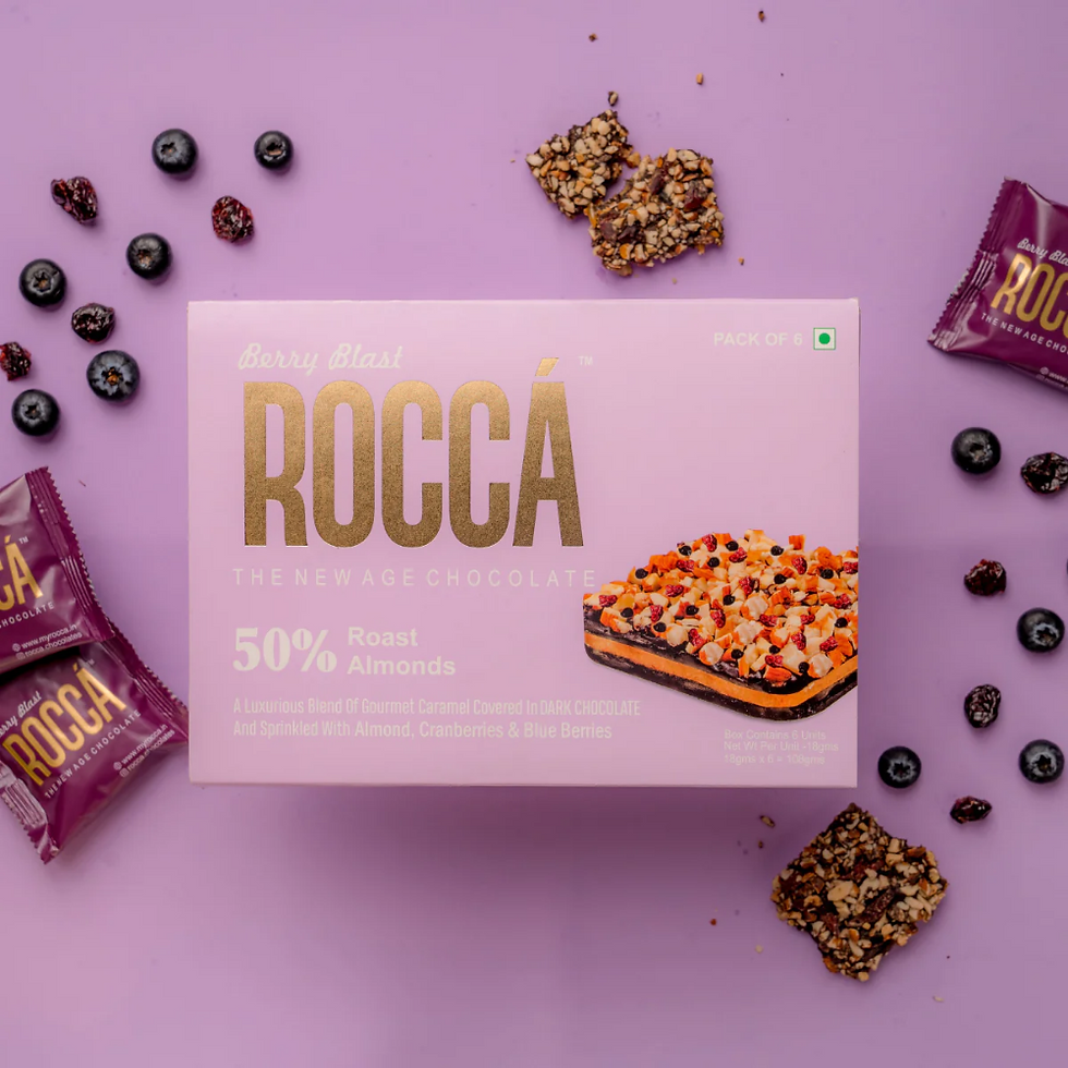 Thumbnail: Berry Blast ROCCÁ - Gourmet Brittle Chocolate