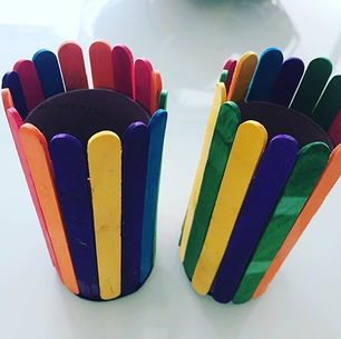 Porta lápiz súper colorido